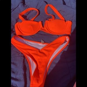 Orange bikini